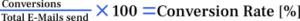 Conversion rate